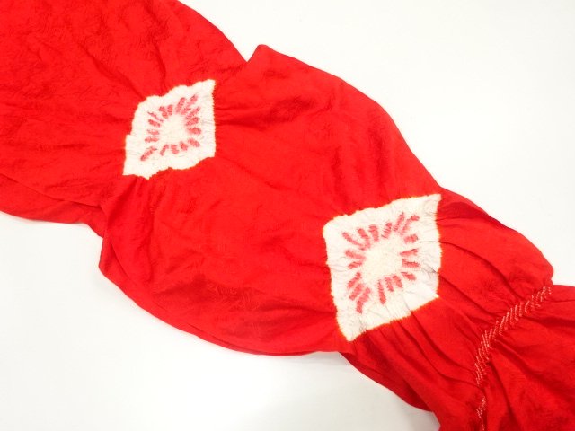 JAPANESE KIMONO / OBIAGE / SHIBORI / SILK